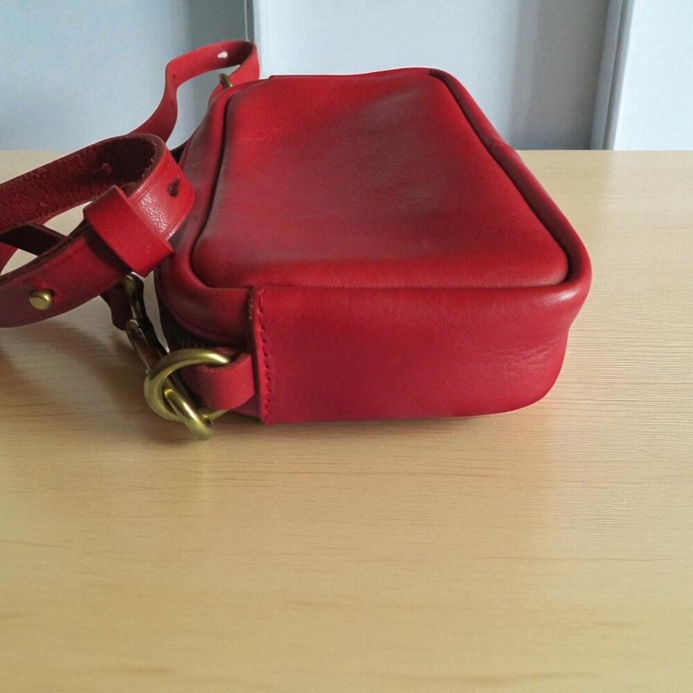 J.Crew - Leather Mini Crossbody Bag (Red) - EUC - Picture 14 of 16